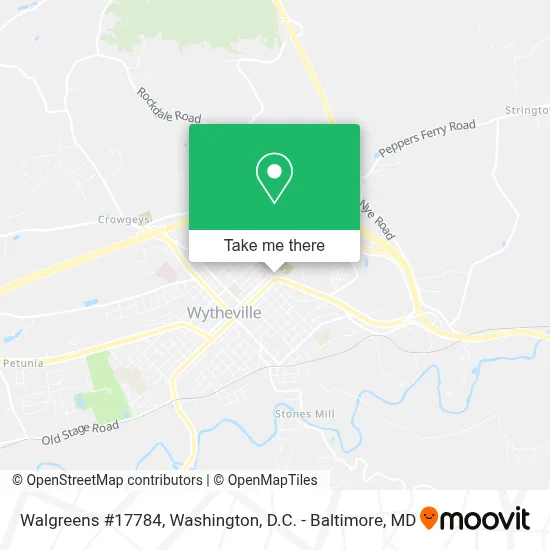 Walgreens #17784 map
