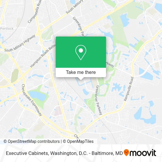 Executive Cabinets map