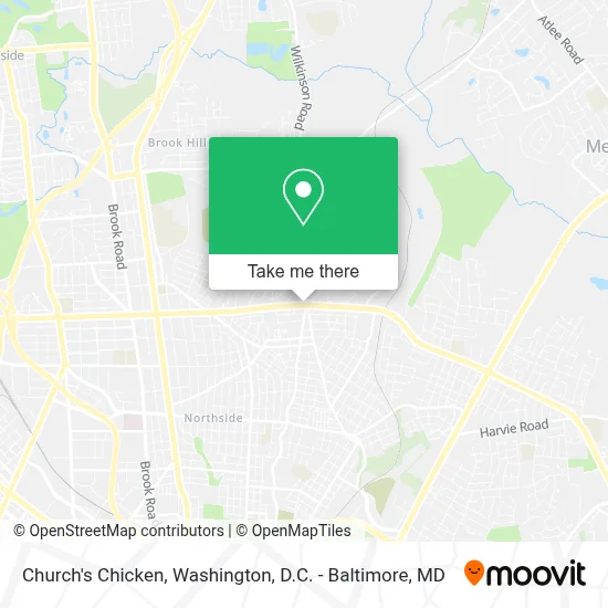 Church's Chicken map