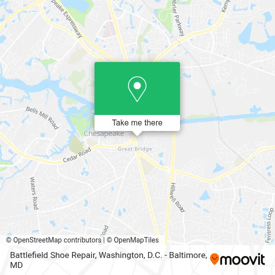 Battlefield Shoe Repair map