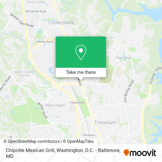 Chipotle Mexican Grill map