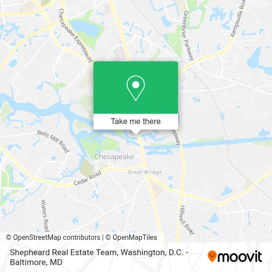 Shepheard Real Estate Team map