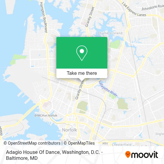 Adagio House Of Dance map