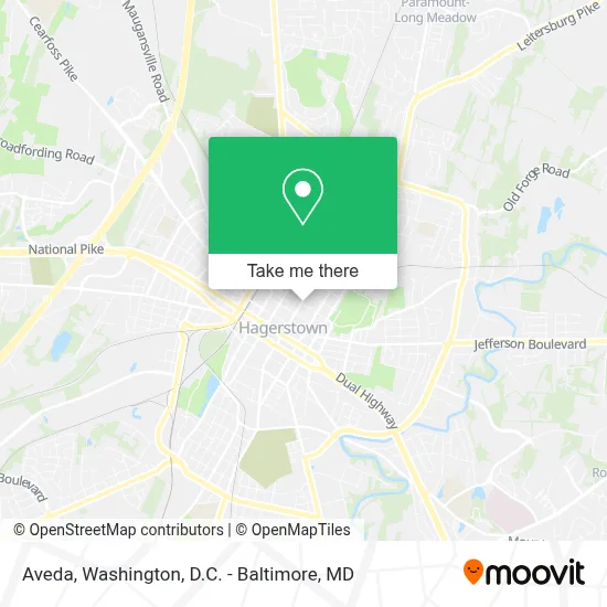 Aveda map