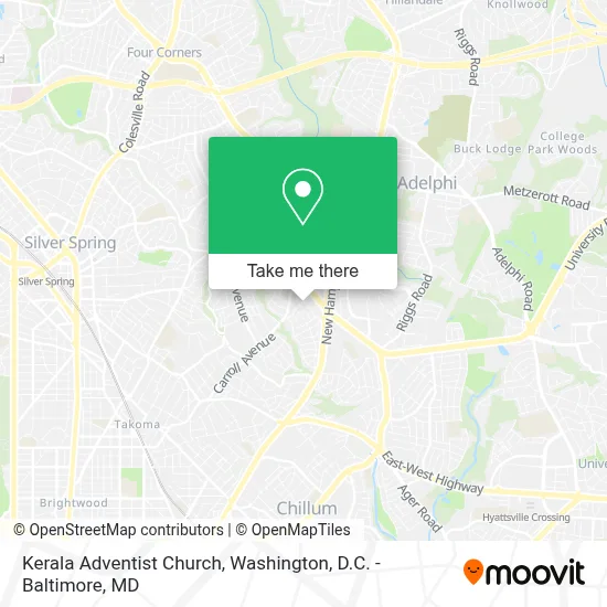 Kerala Adventist Church map
