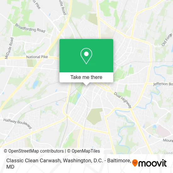 Classic Clean Carwash map