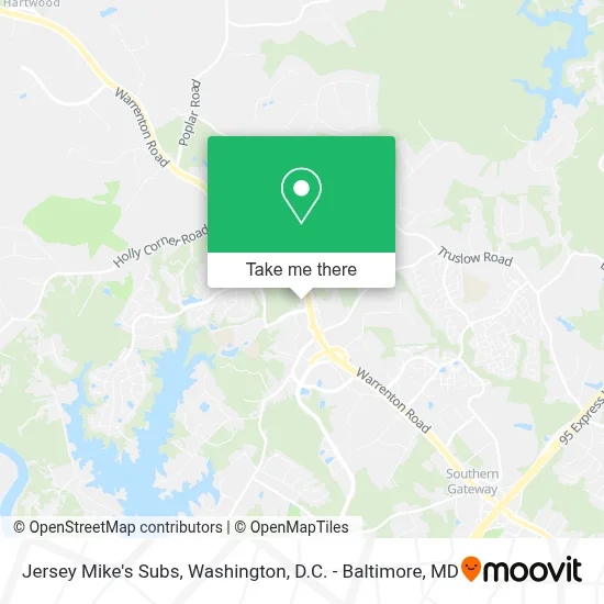 Jersey Mike's Subs map