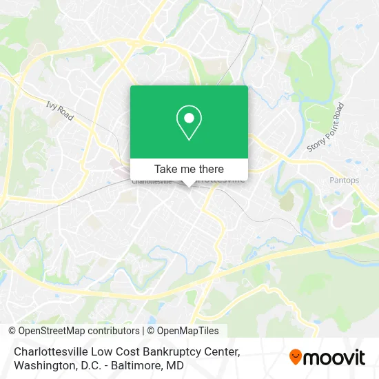 Charlottesville Low Cost Bankruptcy Center map