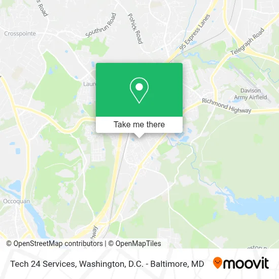 Tech 24 Services map