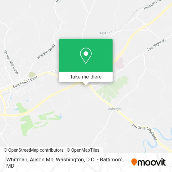 Whitman, Alison Md map