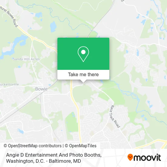 Angie D Entertainment And Photo Booths map