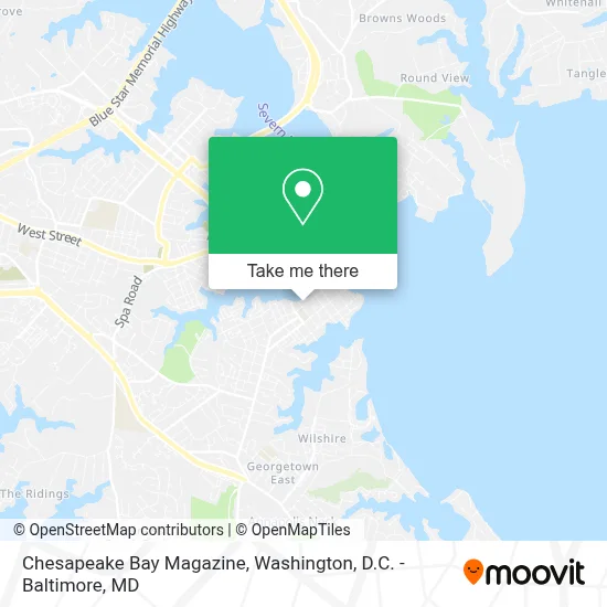 Chesapeake Bay Magazine map