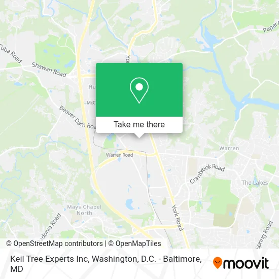 Keil Tree Experts Inc map