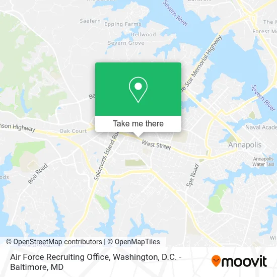 Air Force Recruiting Office map