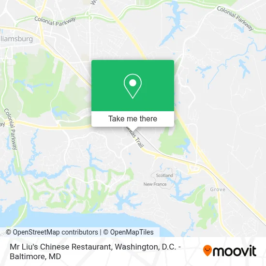 Mr Liu's Chinese Restaurant map