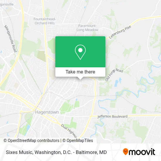 Sixes Music map