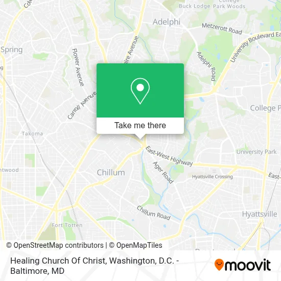 Healing Church Of Christ map