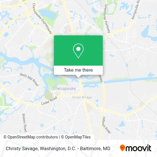 Christy Savage map