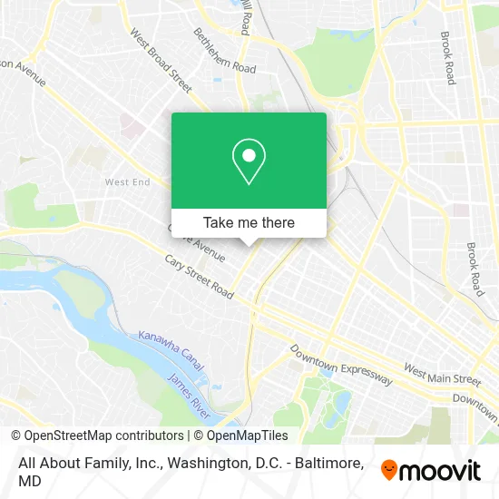 All About Family, Inc. map