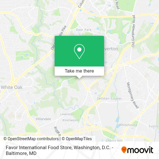 Favor International Food Store map