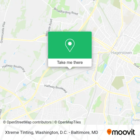 Xtreme Tinting map