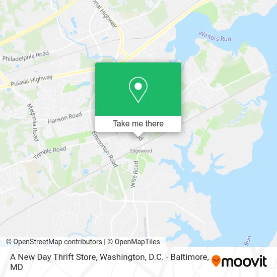 A New Day Thrift Store map
