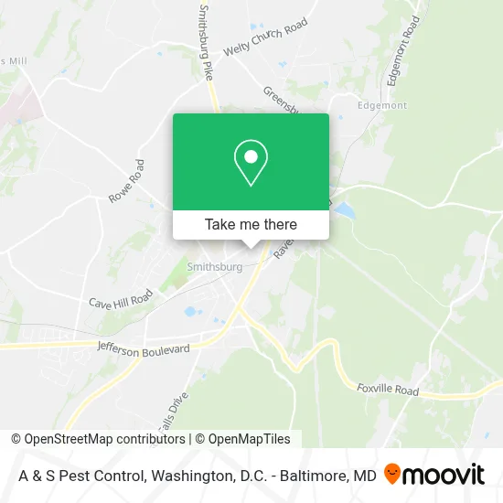 A & S Pest Control map