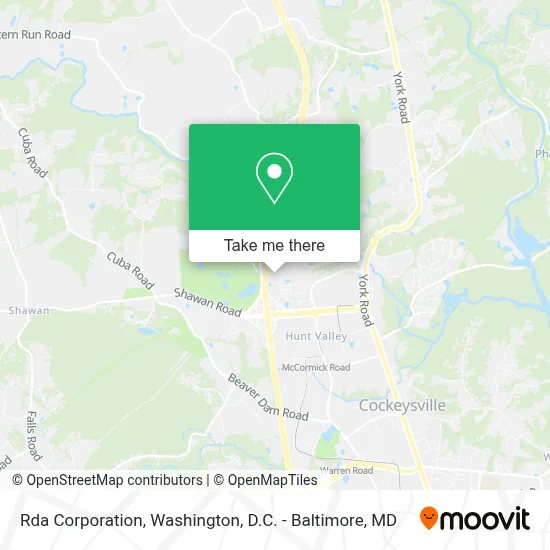 Rda Corporation map