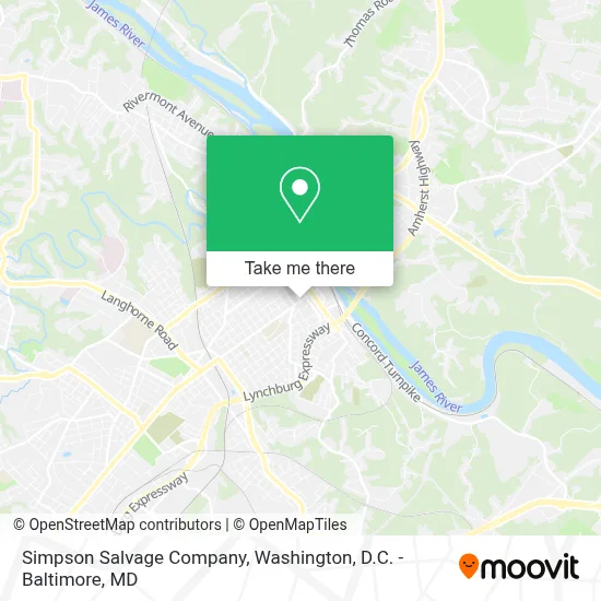 Simpson Salvage Company map