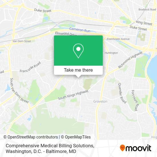 Comprehensive Medical Billing Solutions map