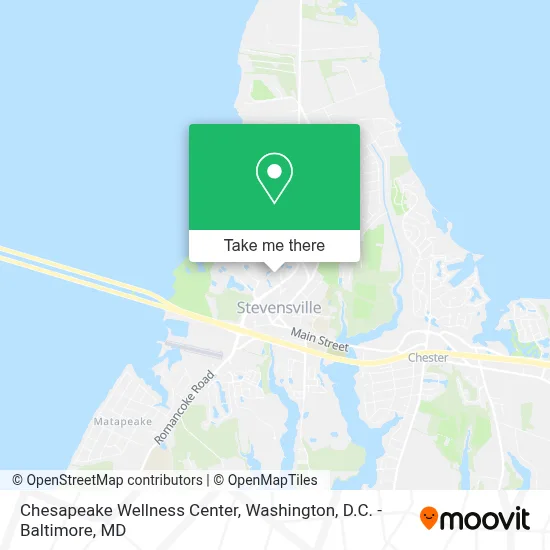Chesapeake Wellness Center map