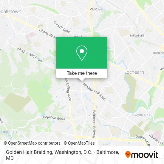Golden Hair Braiding map