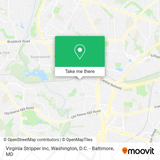 Virginia Stripper Inc map