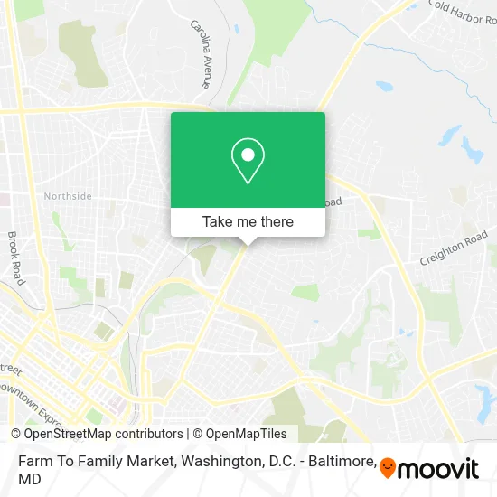 Farm To Family Market map