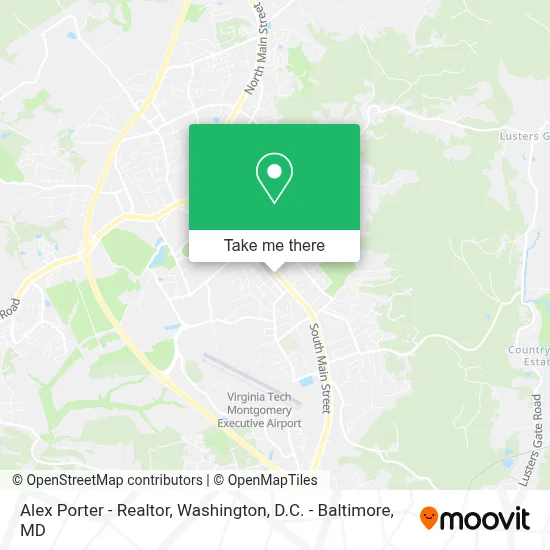 Alex Porter - Realtor map