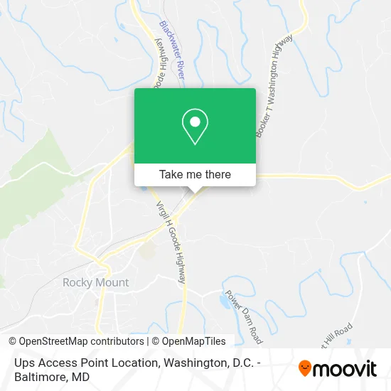 Ups Access Point Location map