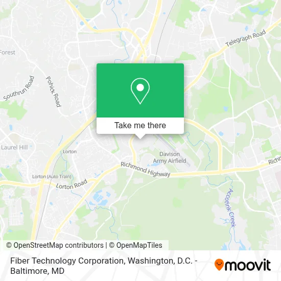 Fiber Technology Corporation map