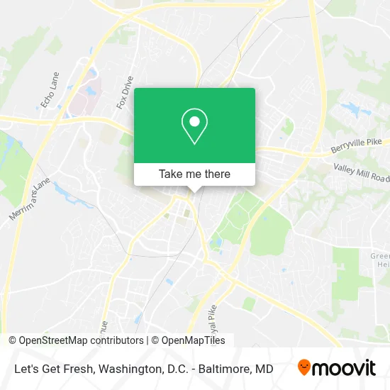 Let's Get Fresh map