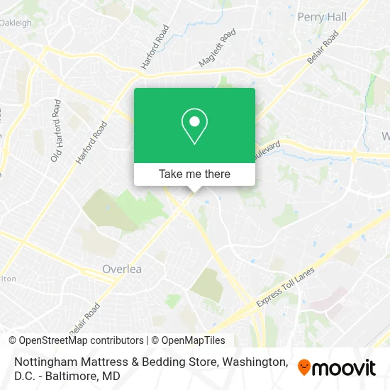 Nottingham Mattress & Bedding Store map