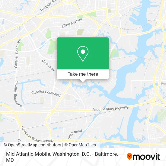 Mid Atlantic Mobile map