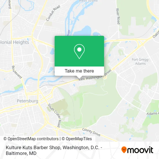 Kulture Kuts Barber Shop map