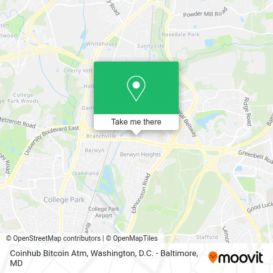 Coinhub Bitcoin Atm map