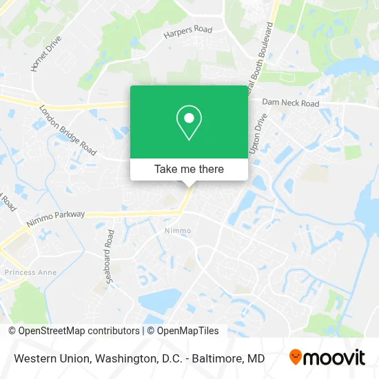 Western Union map