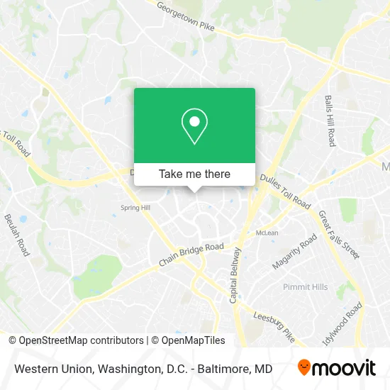 Western Union map