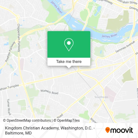 Kingdom Christian Academy map