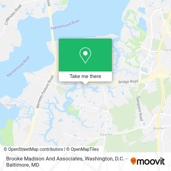 Brooke Madison And Associates map
