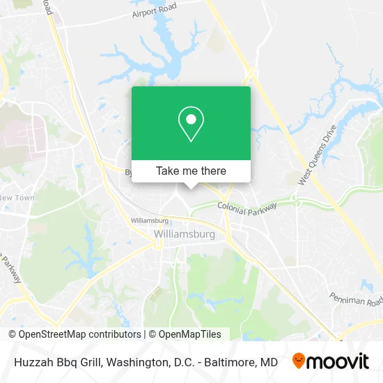 Huzzah Bbq Grill map