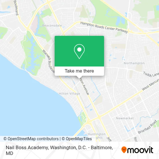 Nail Boss Academy map
