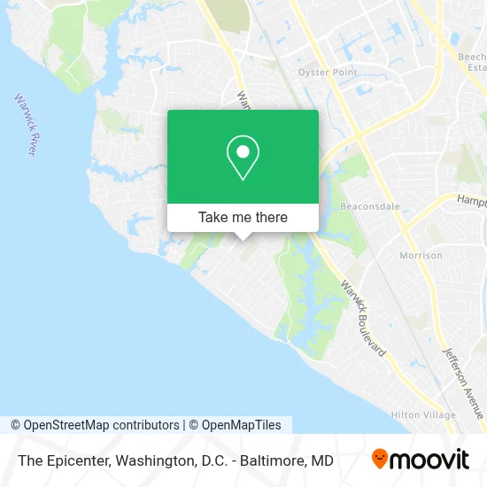 The Epicenter map