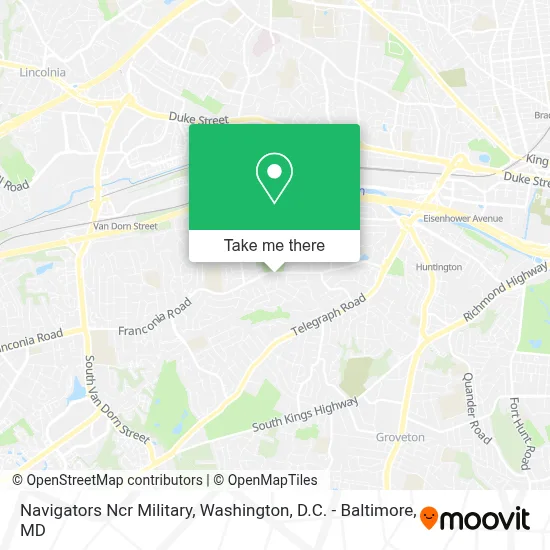 Navigators Ncr Military map